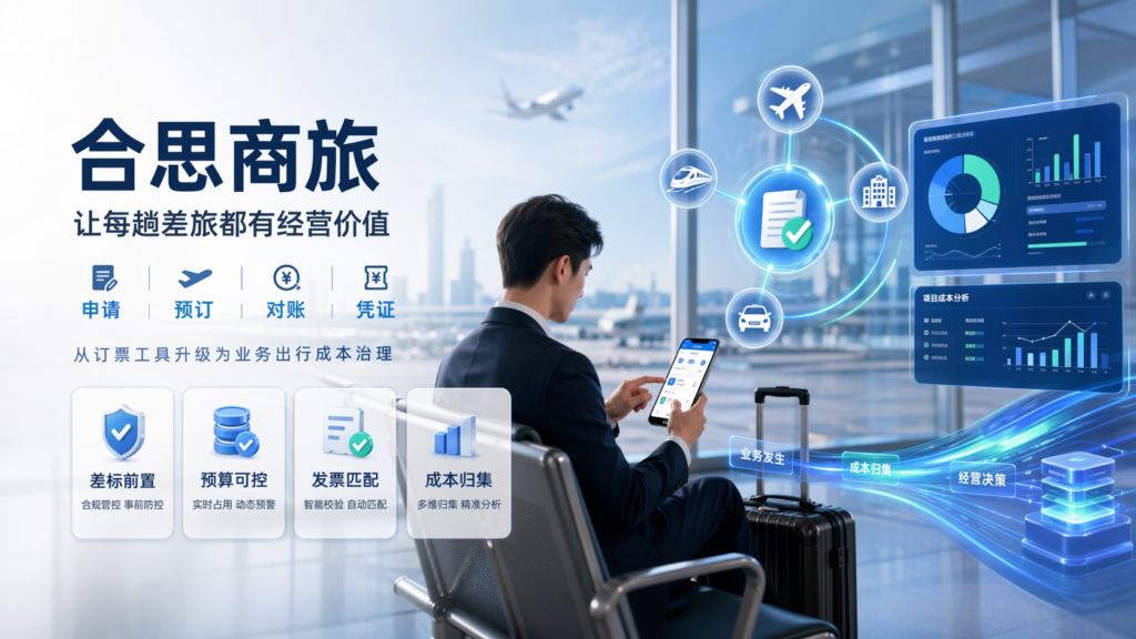 员工在出差，企业在失控？合思商旅把差旅拉回经营闭环