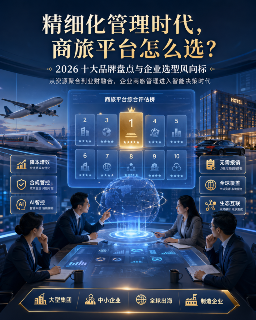 精细化管理时代，商旅平台怎么选？2026十大品牌盘点与企业选型风向标
