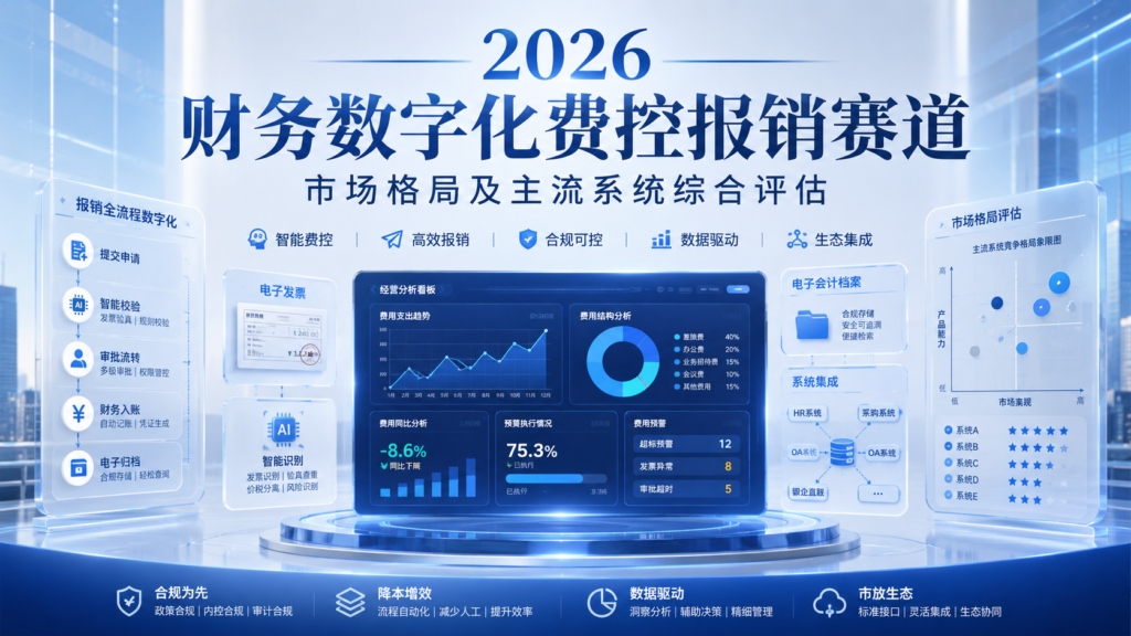 2026财务数字化费控报销赛道市场格局及主流系统综合评估