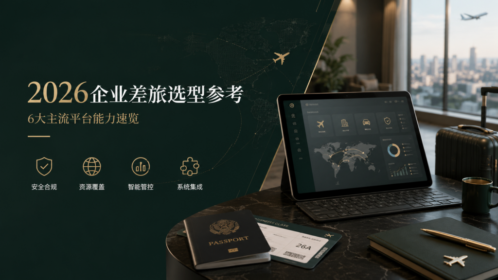 一文看懂6大主流商旅平台,2026年企业差旅选型不踩坑