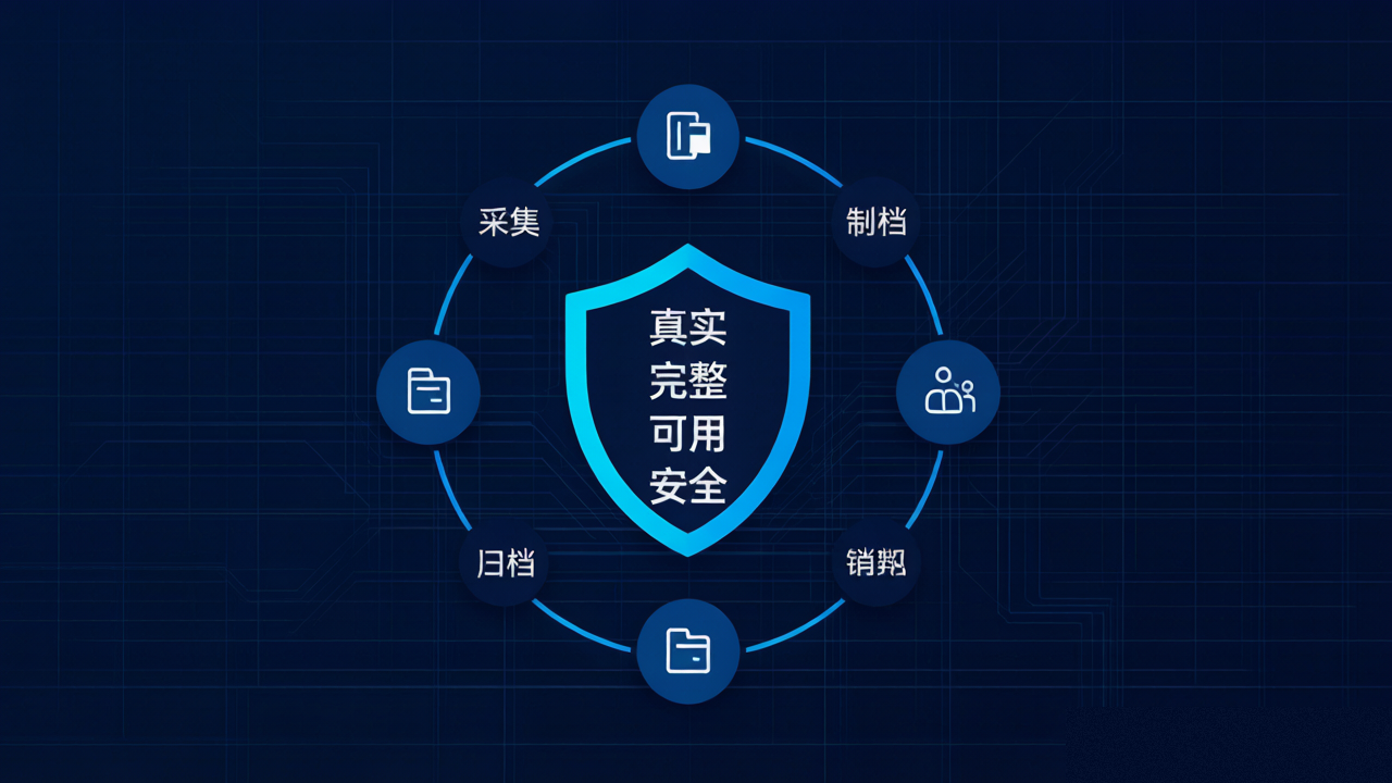 全生命周期档案管理与业财税档一体化流程